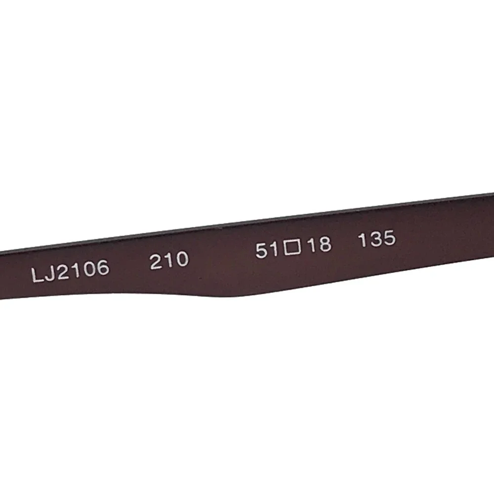 Liu Jo Eyeglasses Frames LJ2106 210 Matte Brown Square Full Rim 51-18-135